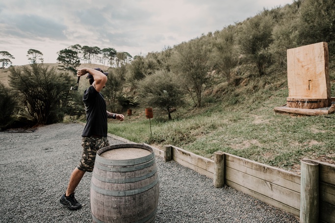 Axe throwing